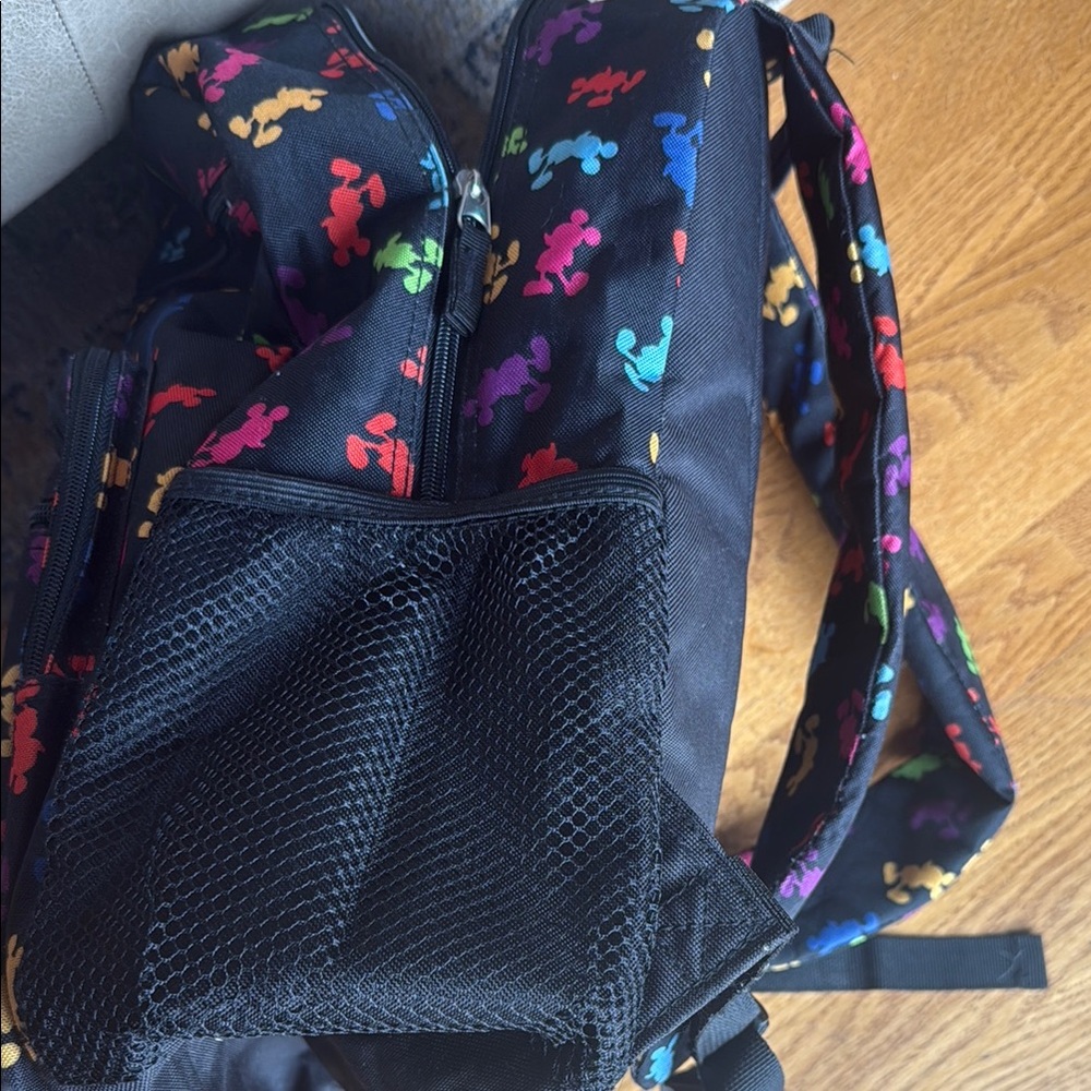 Colorful Mickey Mouse Pattern Backpack - Picture 5 of 8